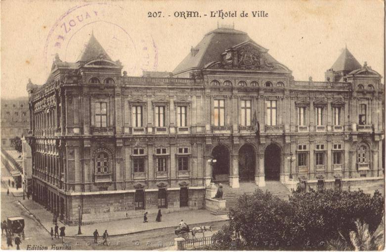 019  SERIE ORAN  HOTEL DE VILLE ANNEE 1910.JPG